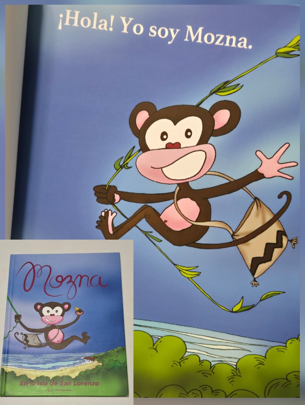 Mozna En la Isla de San Lorenzo - in Spanish Children's Book